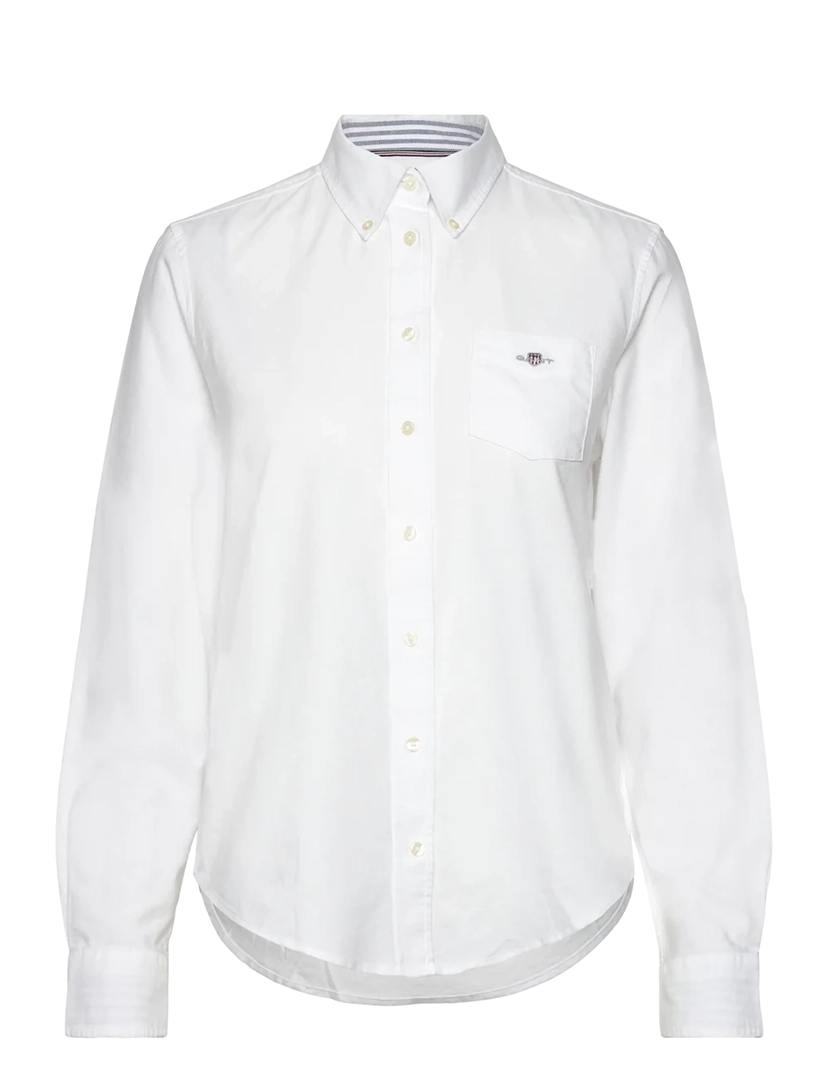 Camisa Senhora Regular Oxford Branco