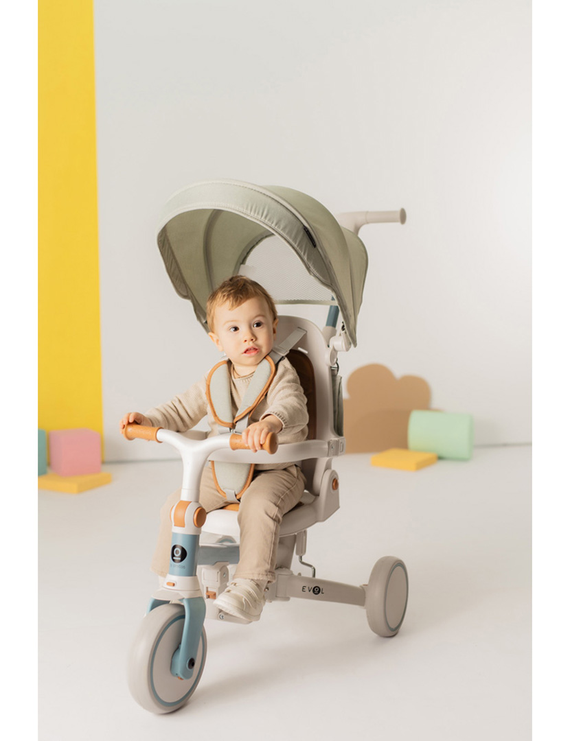 Triciclo Multifuncional Evol Azul