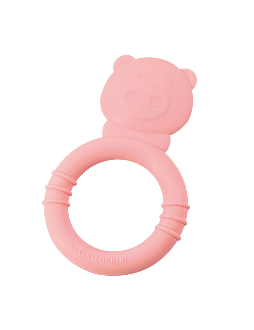 Mordedor Silicone Porquinho Rosa