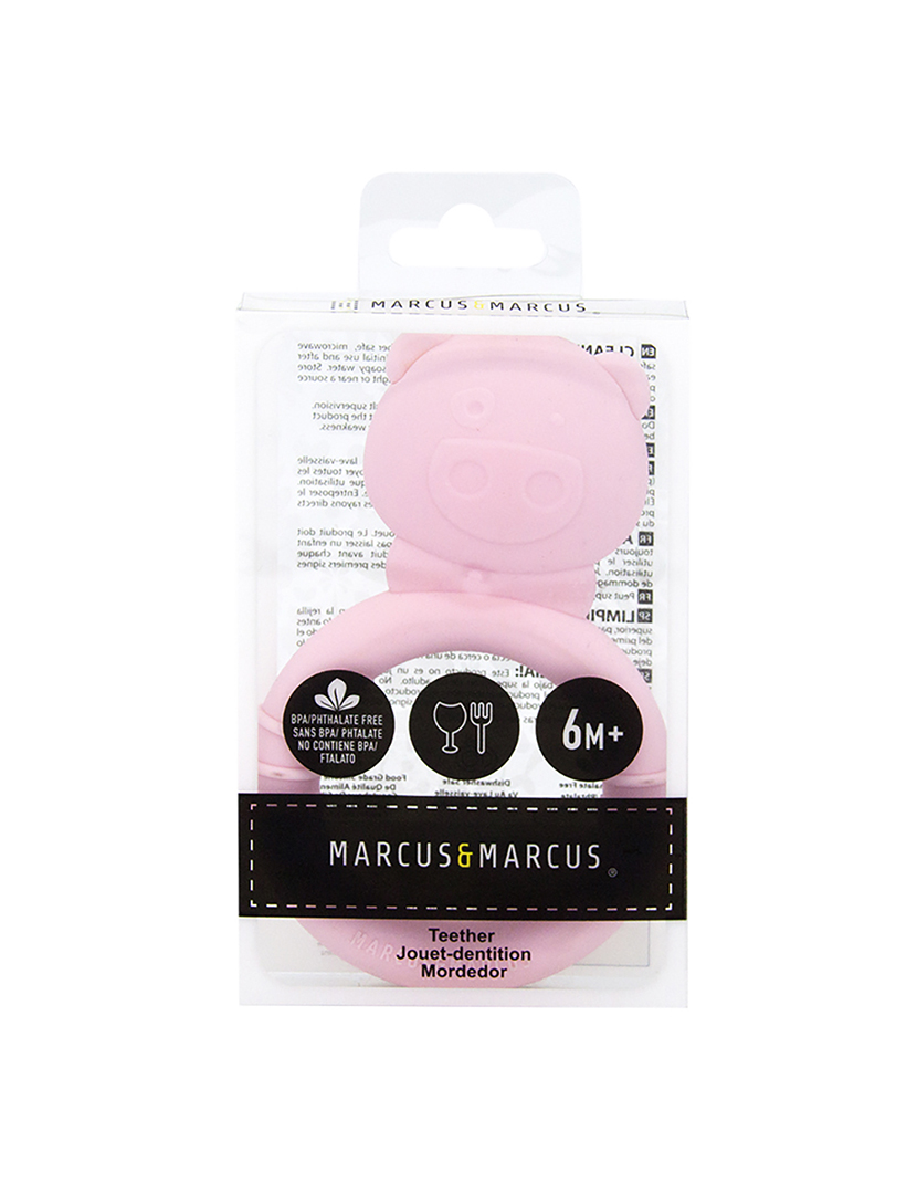 Mordedor Silicone Porquinho Rosa