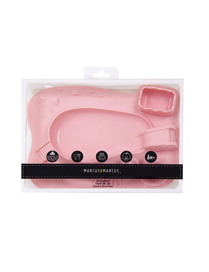 Prato de Silicone Divertido Porquinho Rosa