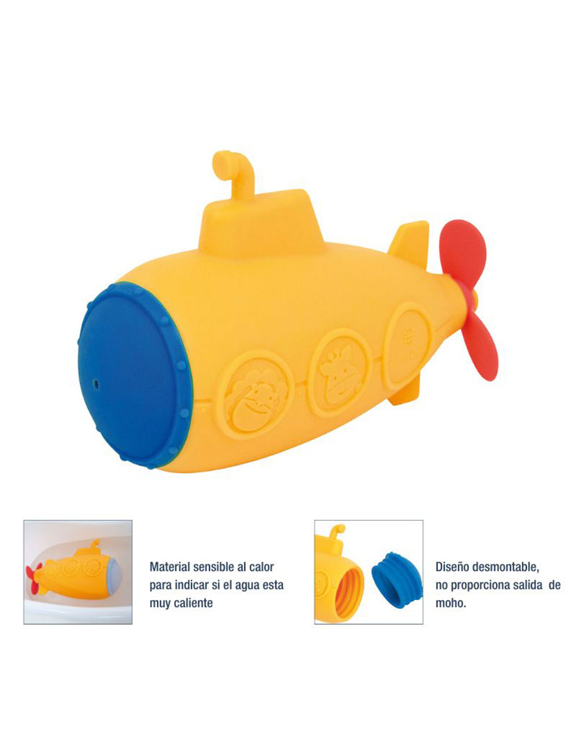 Brinquedo Banho Submarino Multicor