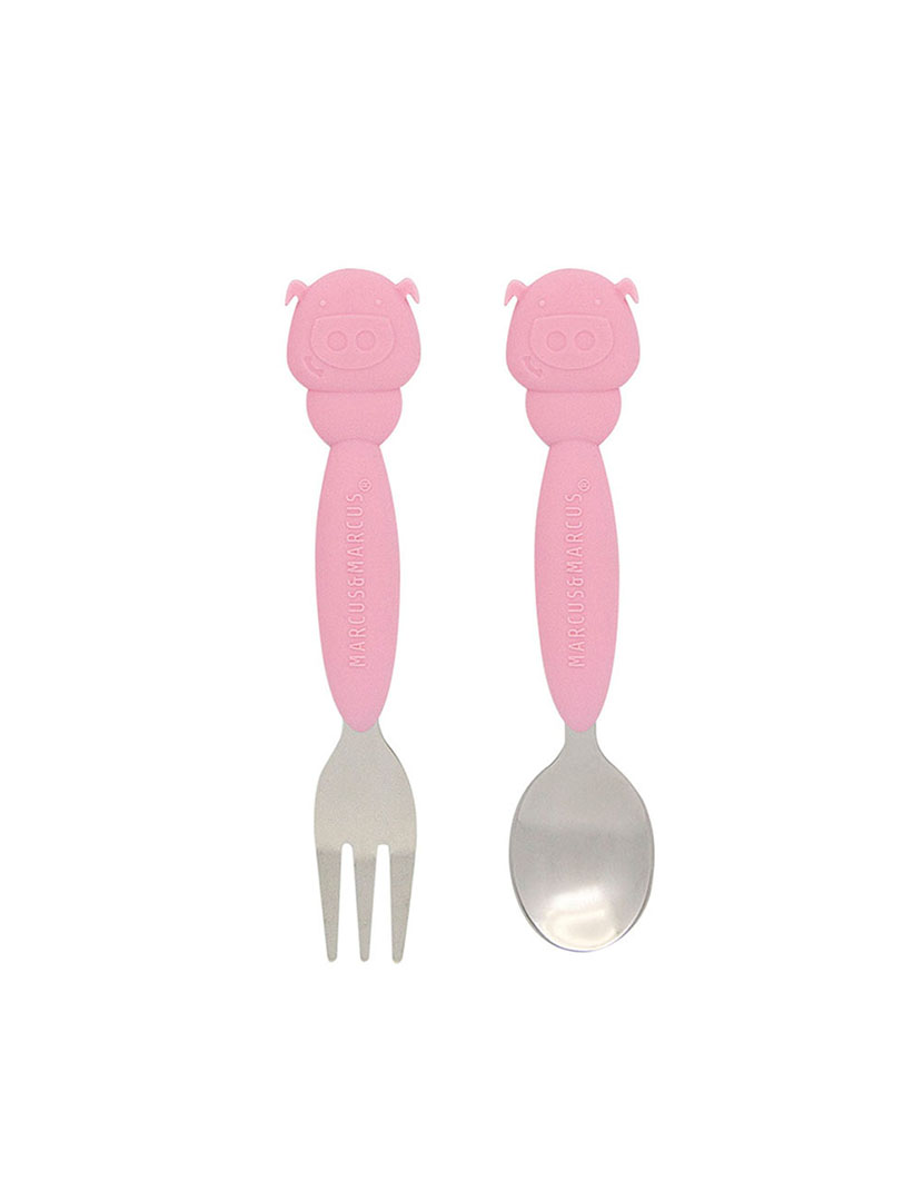 Conjunto Colher + Garfo Porco