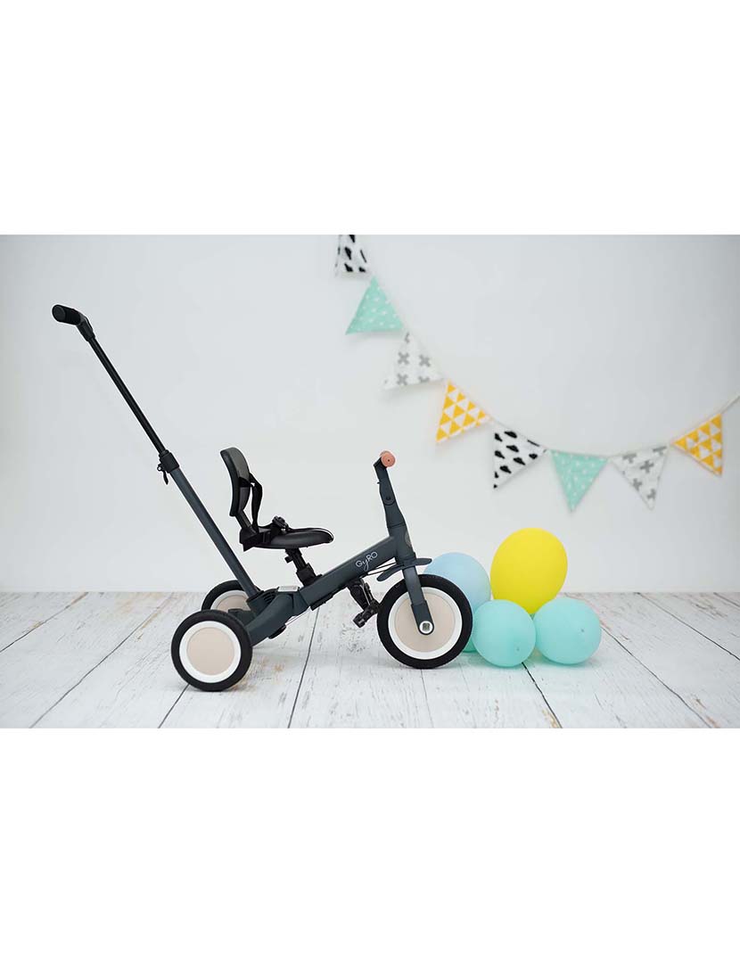 Triciclo Multifuncional Gyro Cinzento