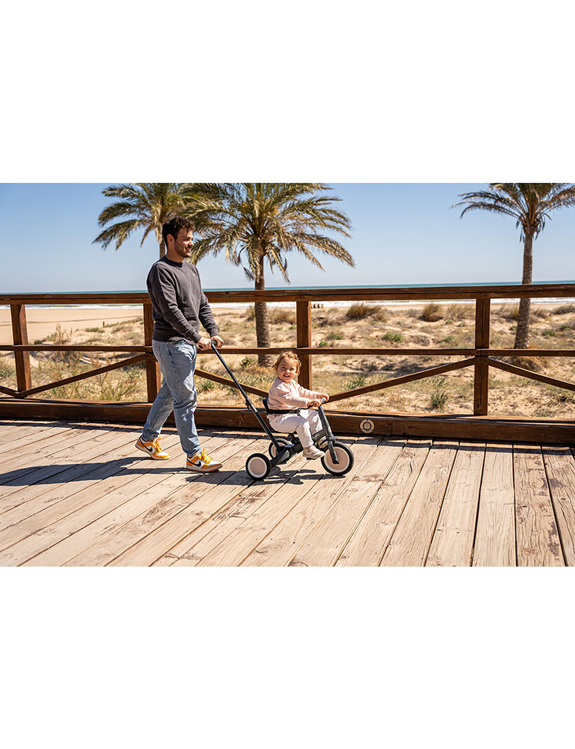 Triciclo Multifuncional Gyro Cinzento