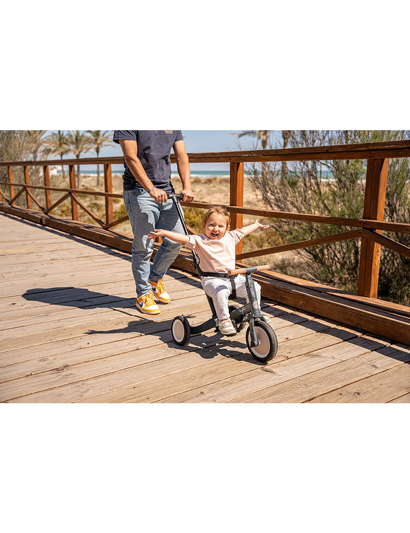 Triciclo Multifuncional Gyro Cinzento