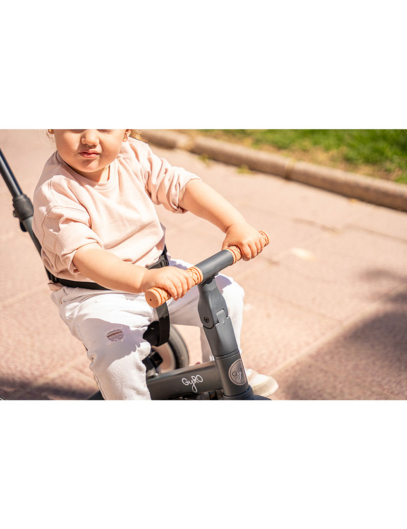 Triciclo Multifuncional Gyro Cinzento