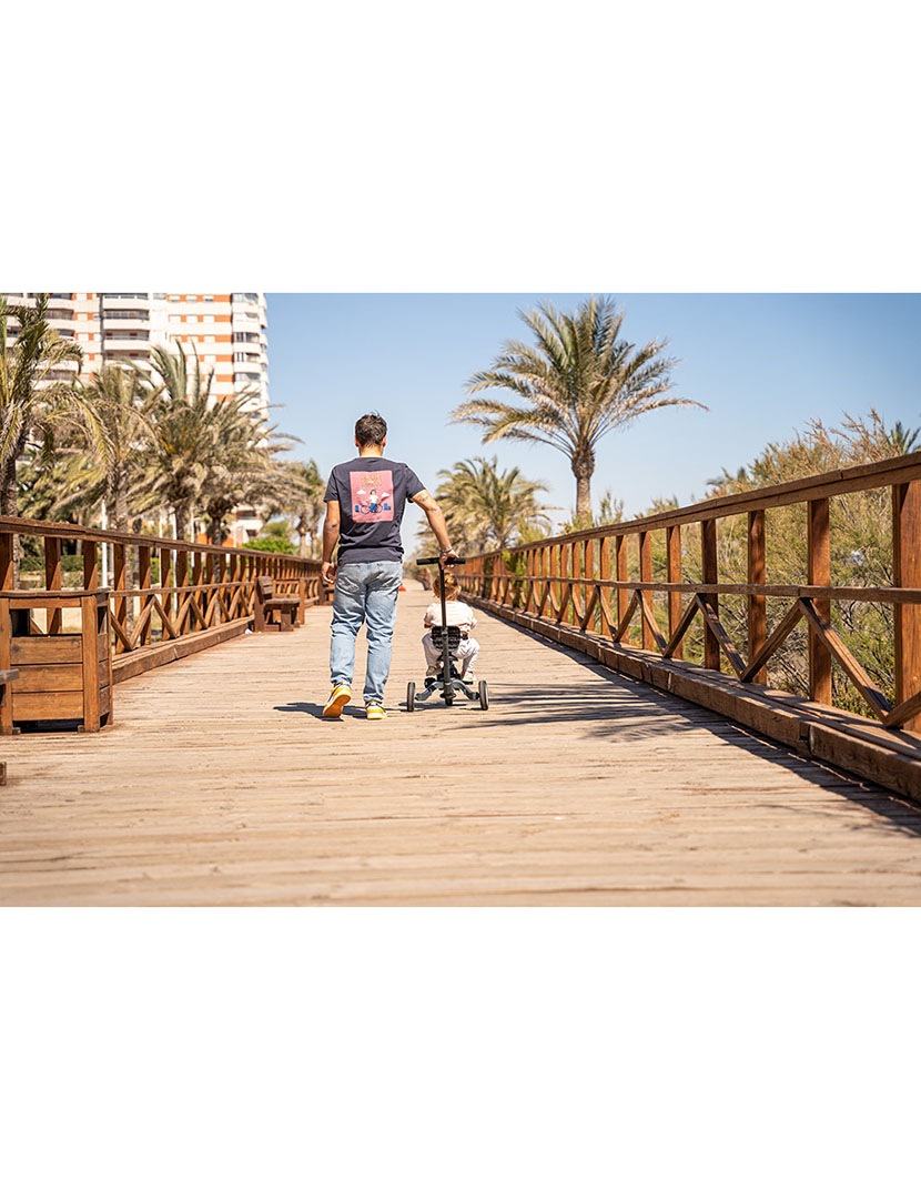 Triciclo Multifuncional Gyro Cinzento