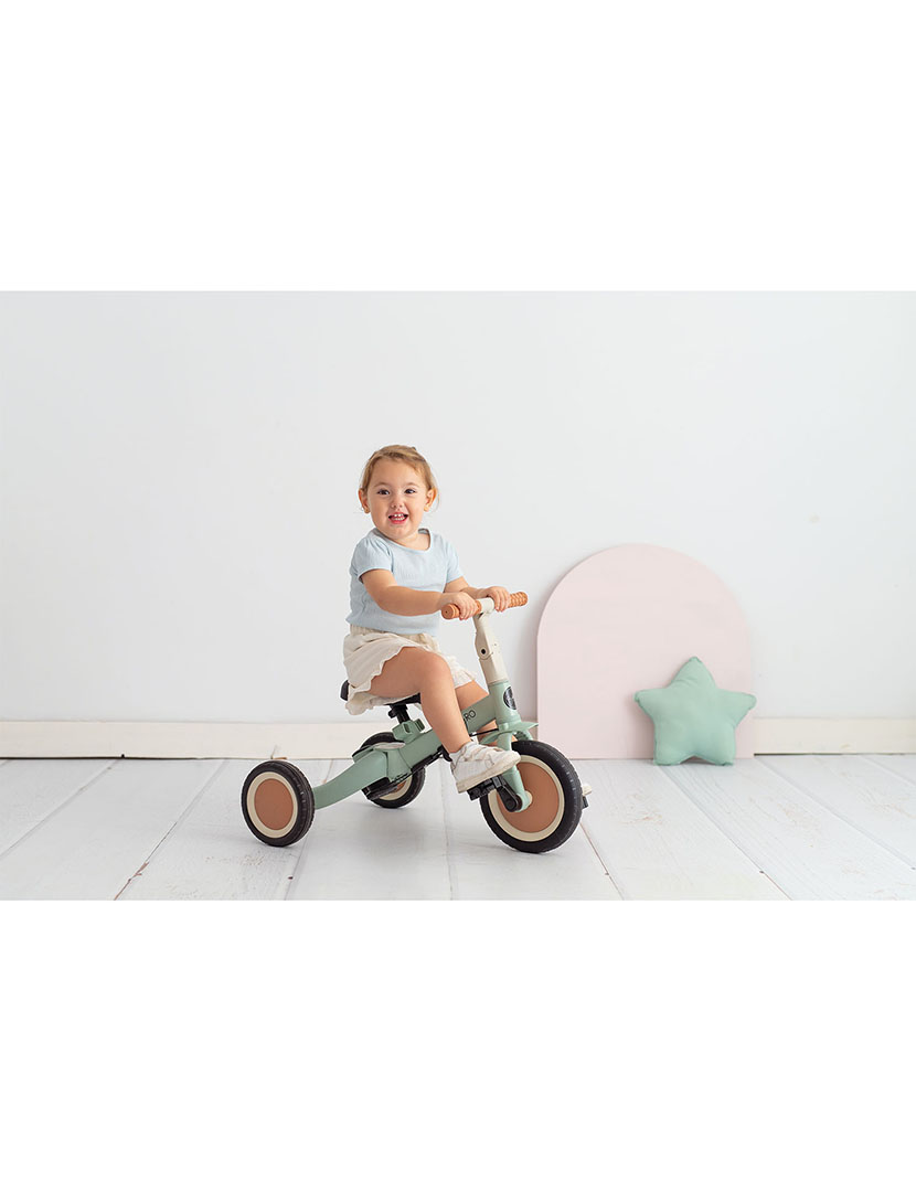 Triciclo Multifuncional Gyro+ Verde