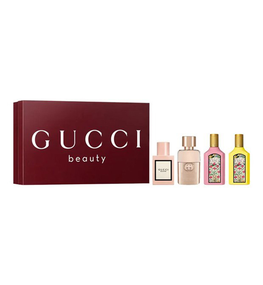 Gucci Mini Set 4 x 5 ml (Gorgeous Orchid Ep + Georgeous Gardenia Ep + Guilty Et + Bloom Ep)