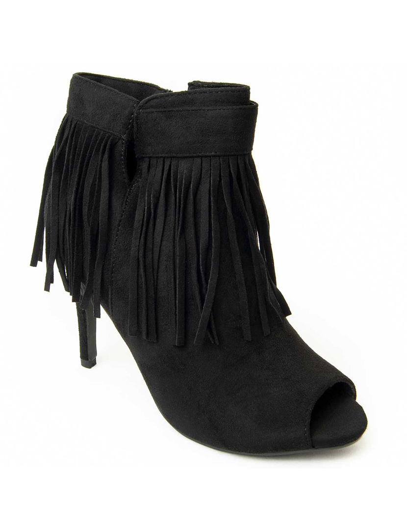 Botins com Salto Senhora Preto