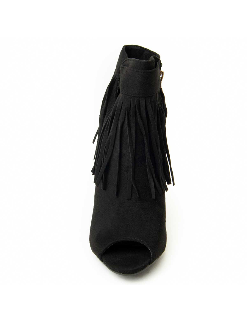Botins com Salto Senhora Preto