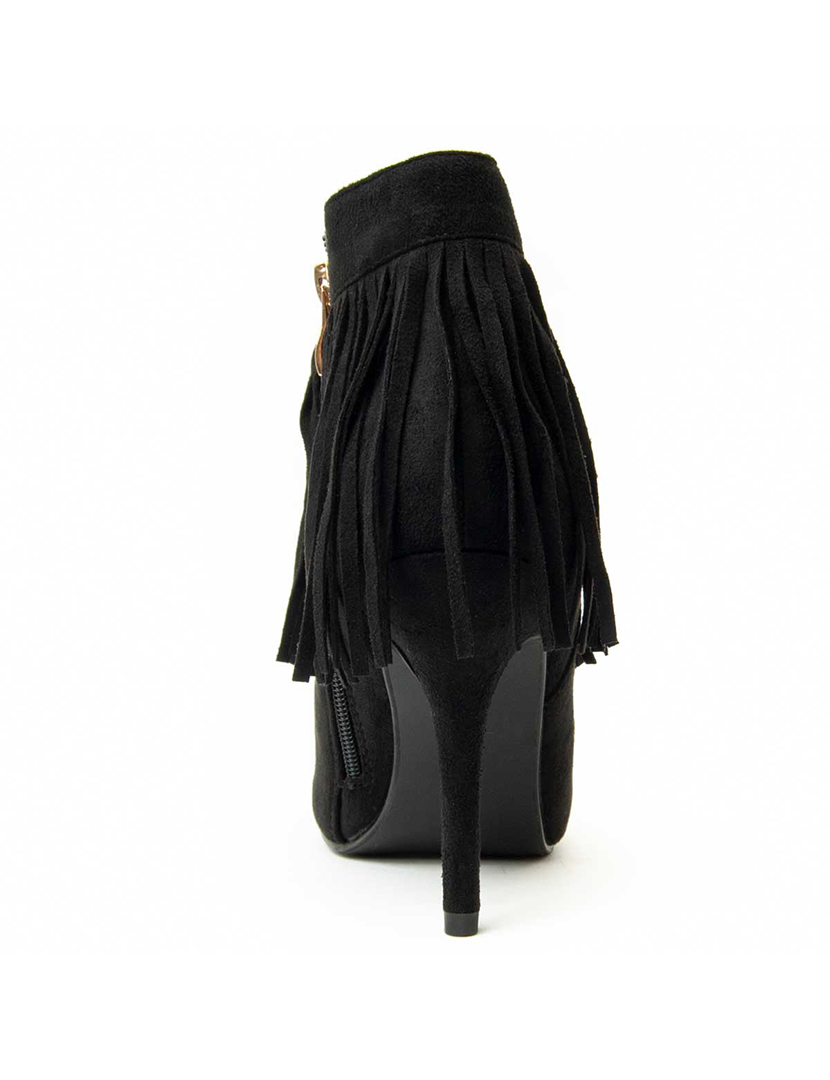 Botins com Salto Senhora Preto