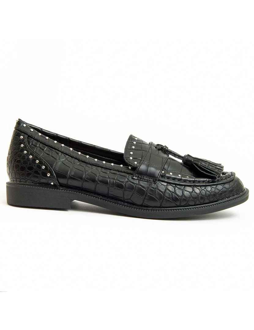 Mocassins Senhora Preto