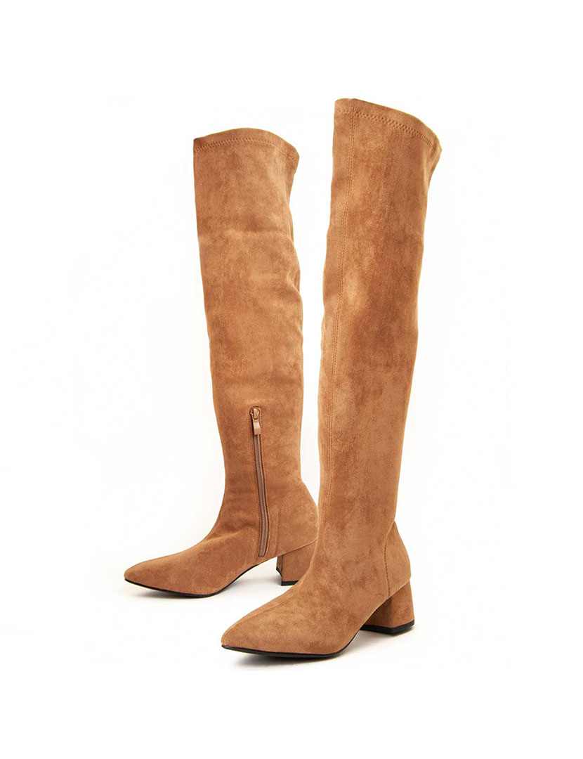 Botas de Salto Senhora Castanho