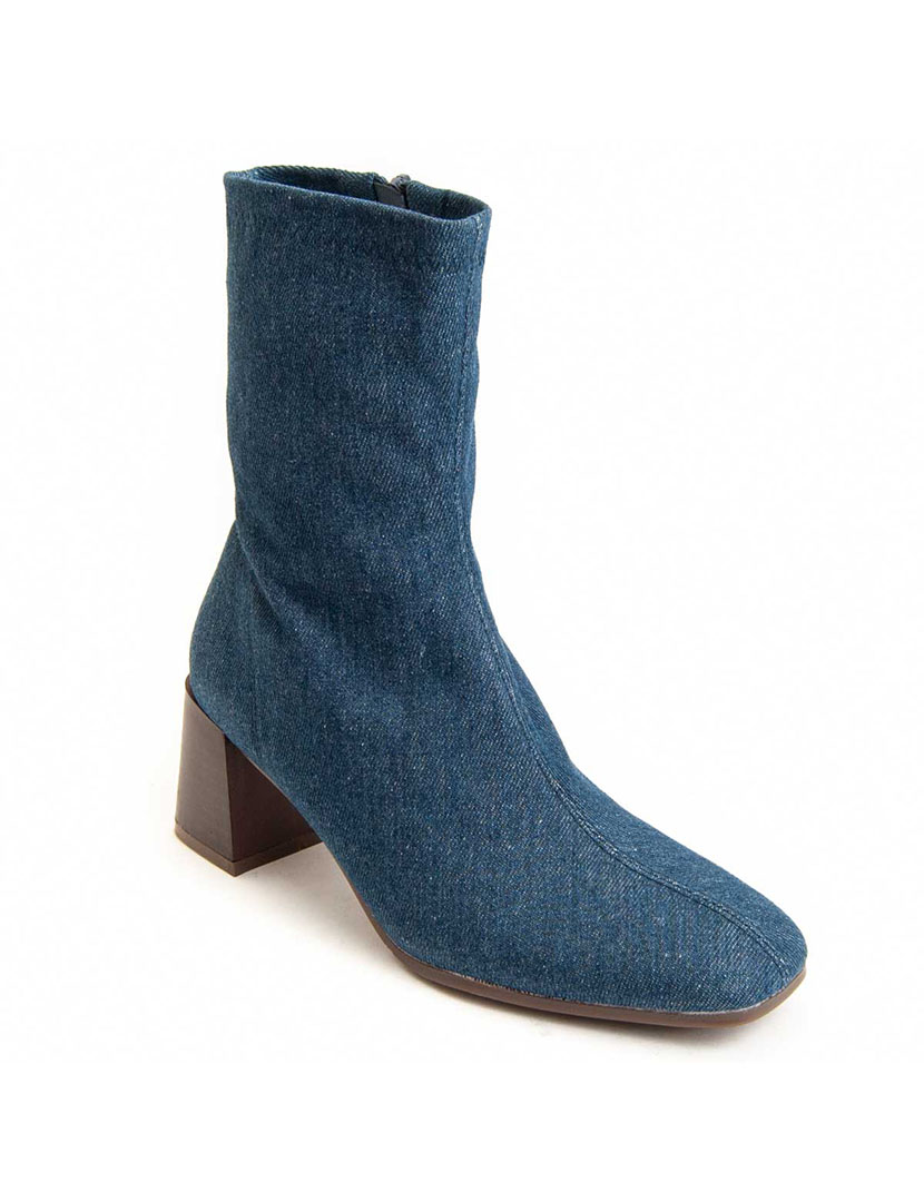 Botins com Salto Senhora Azul