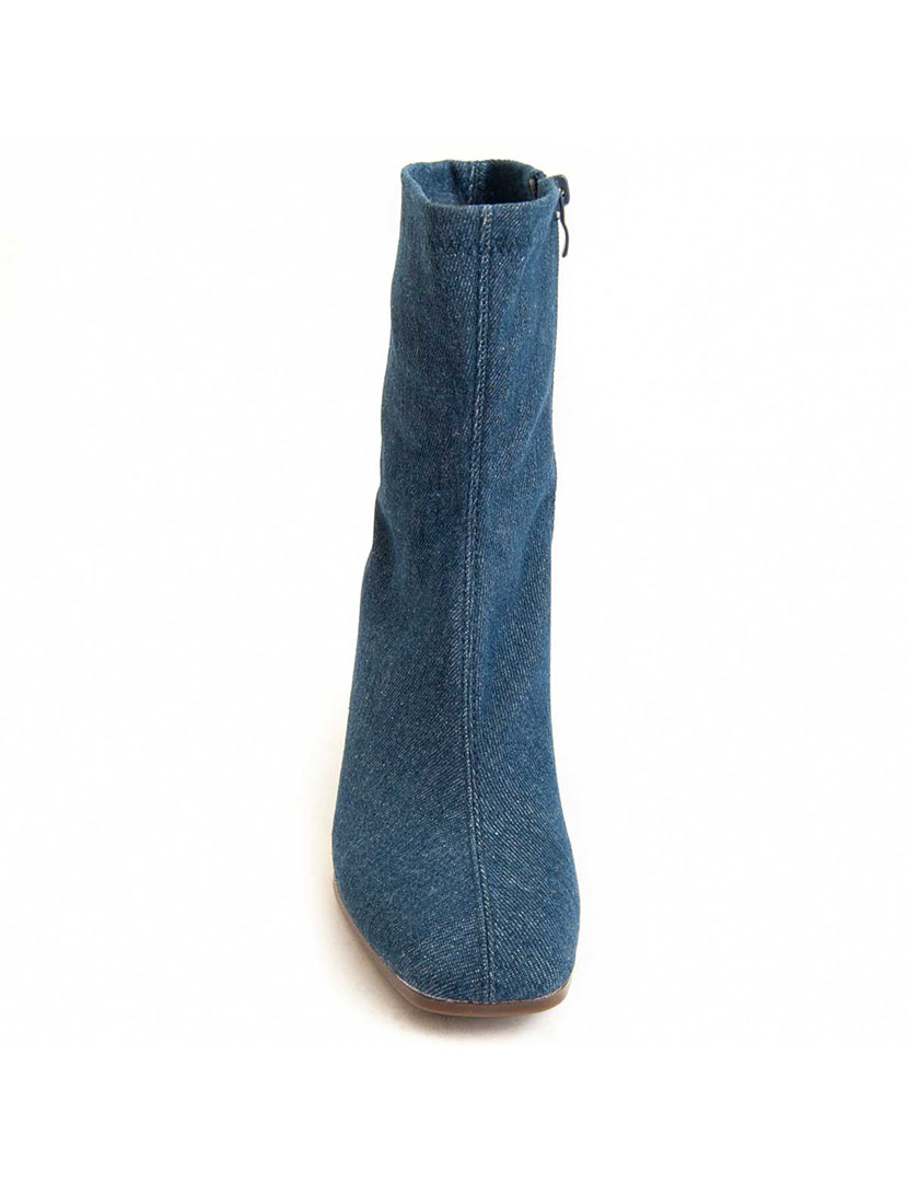 Botins com Salto Senhora Azul