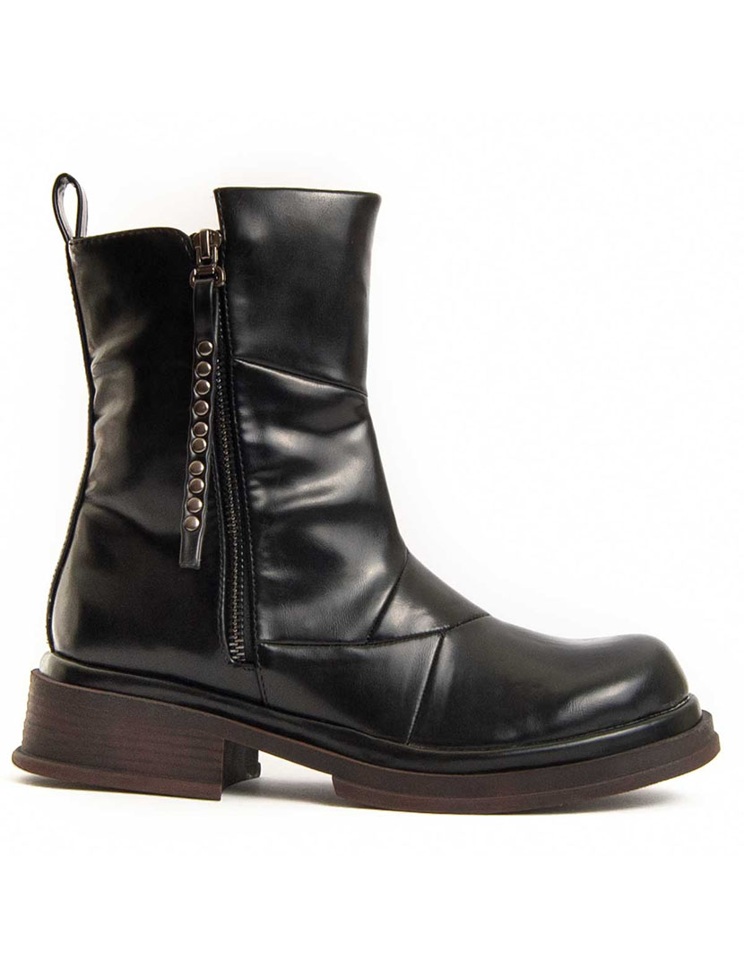 Botins com Salto Senhora Preto