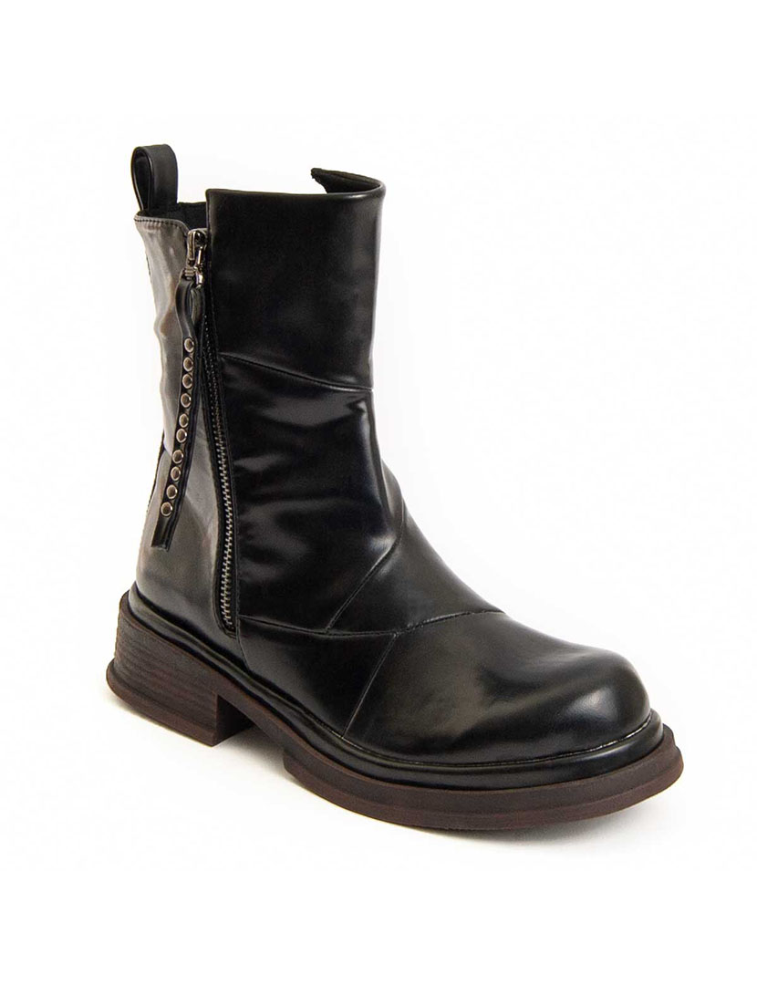 Botins com Salto Senhora Preto