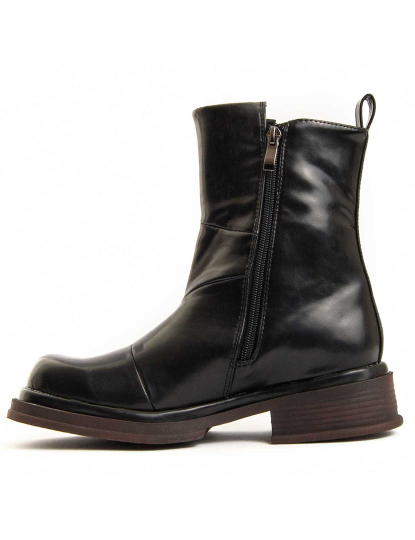 Botins com Salto Senhora Preto