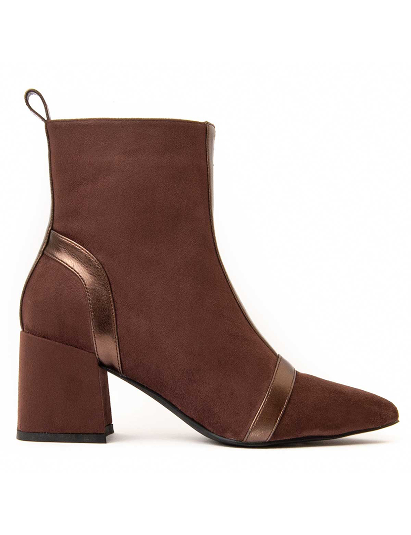 Botins com Salto Senhora Castanho