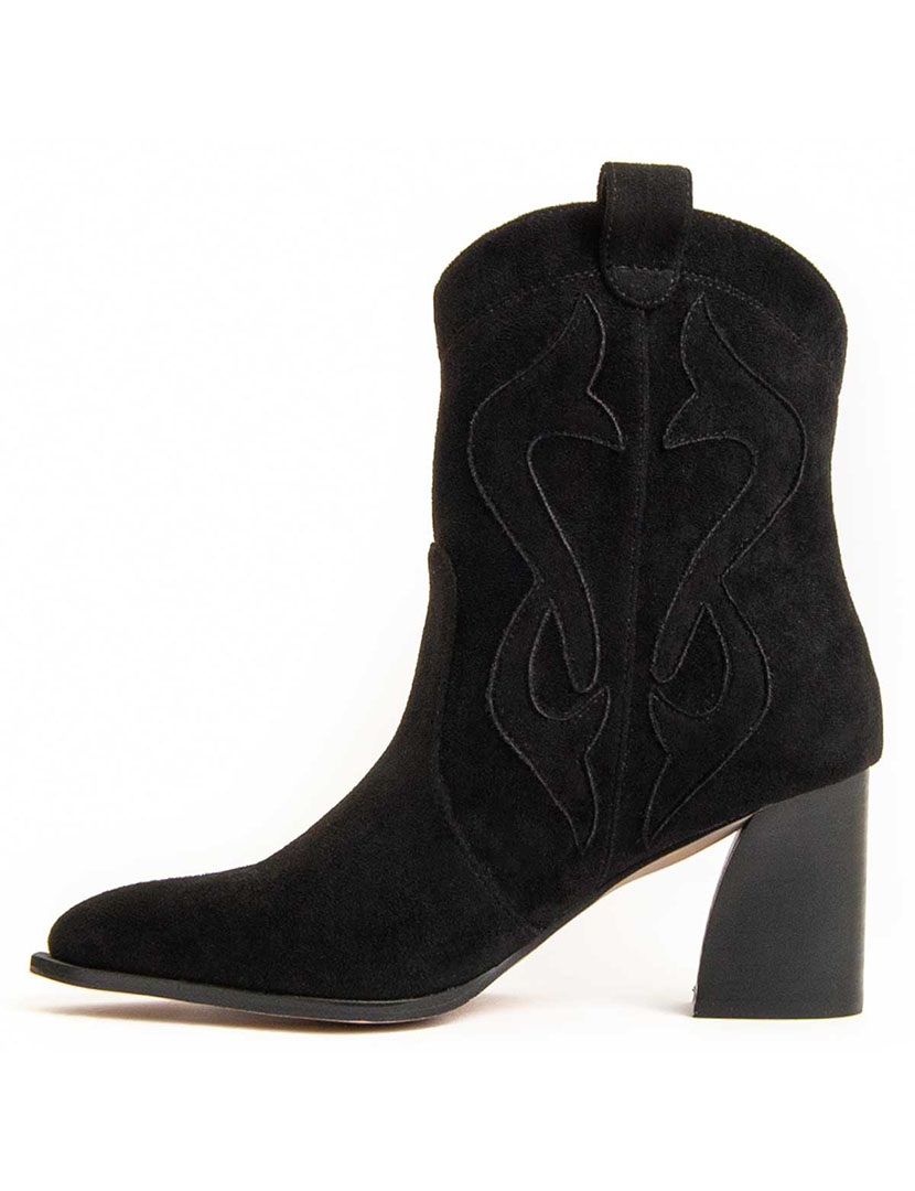 Botins com Salto Senhora Preto