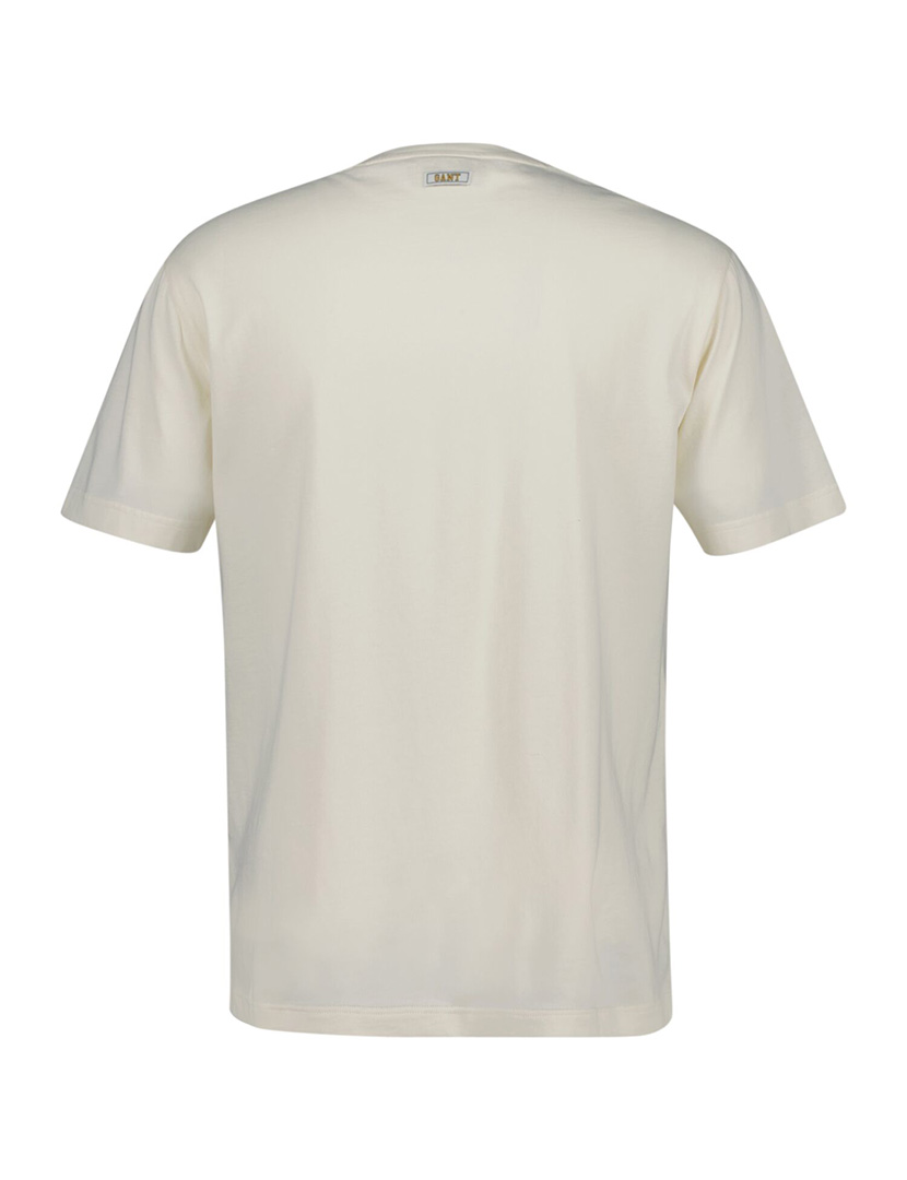 T-Shirt Gráfica Crest Bege