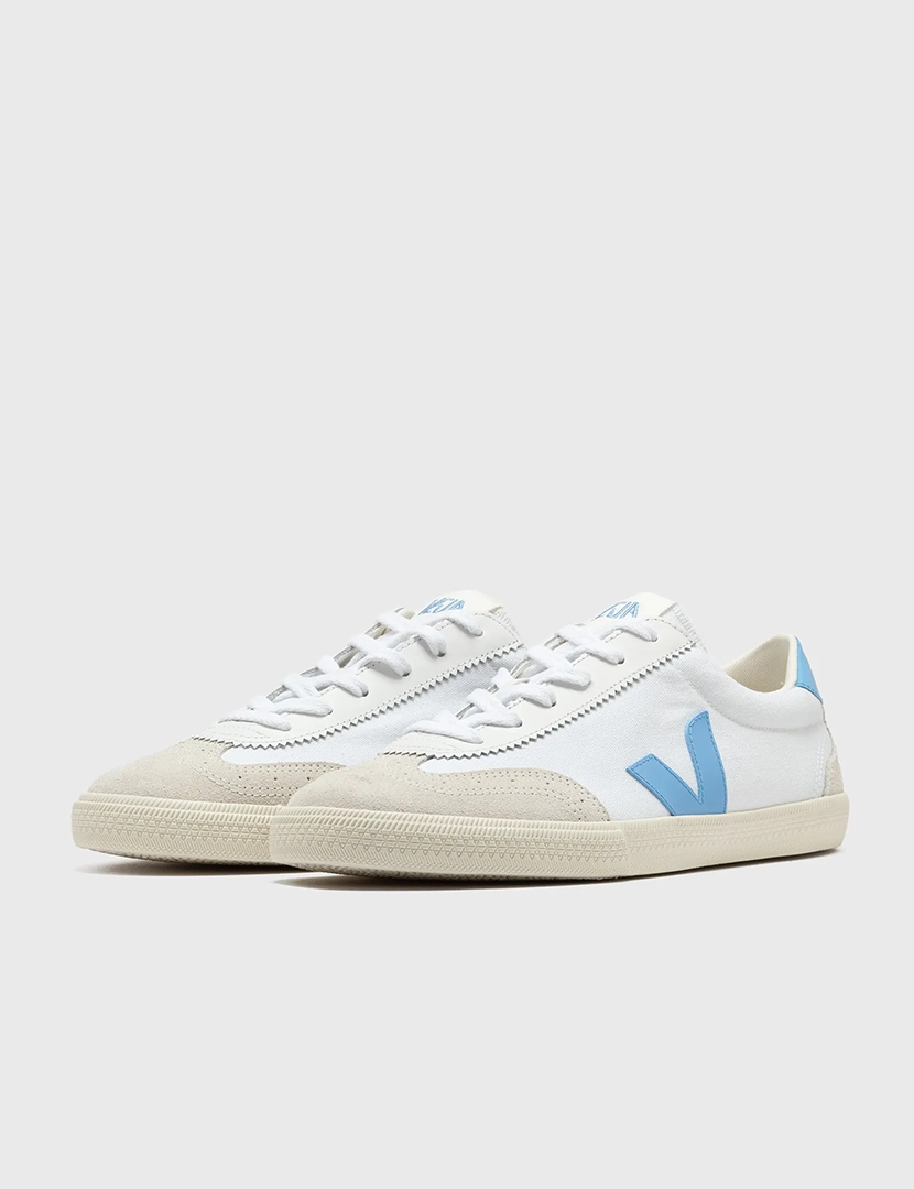 Ténis Volley Canvas Branco-Azul