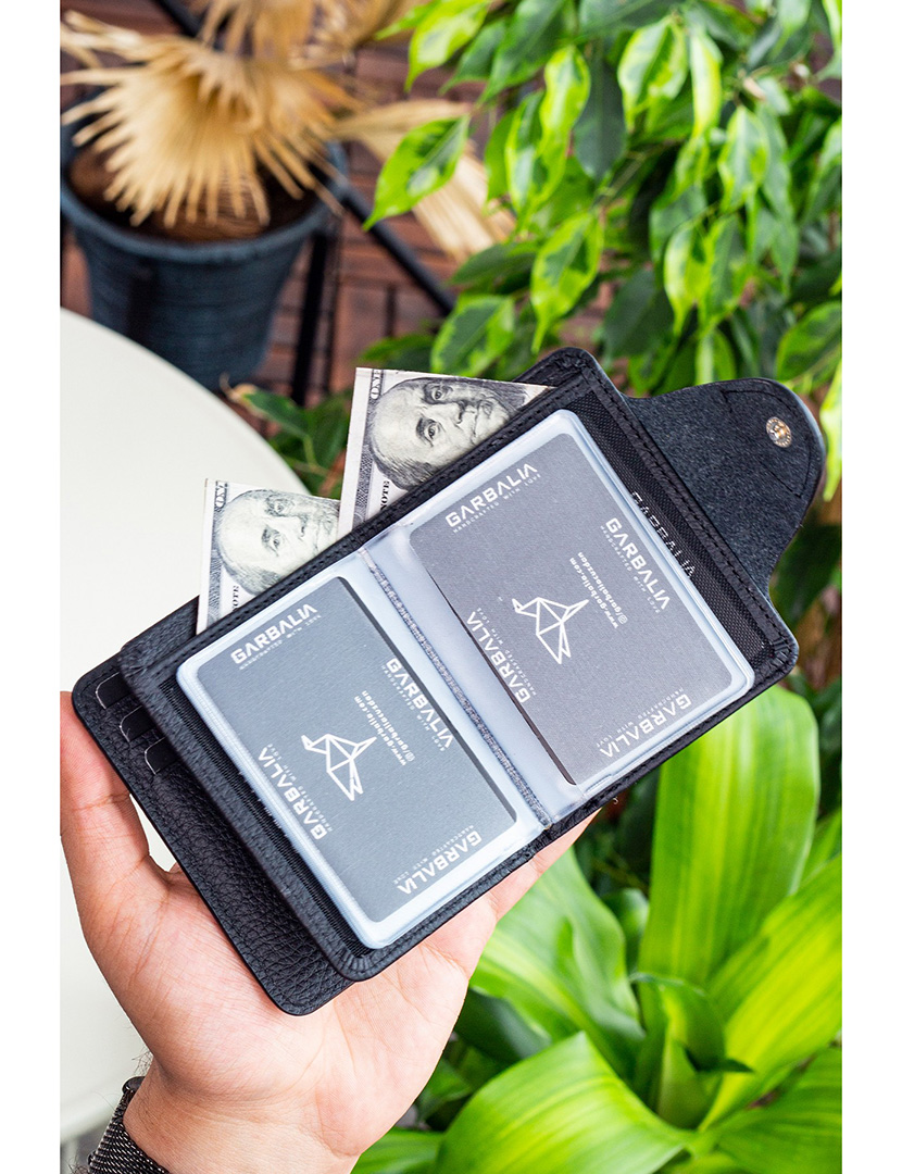 Porta-cartões Luzern Preto