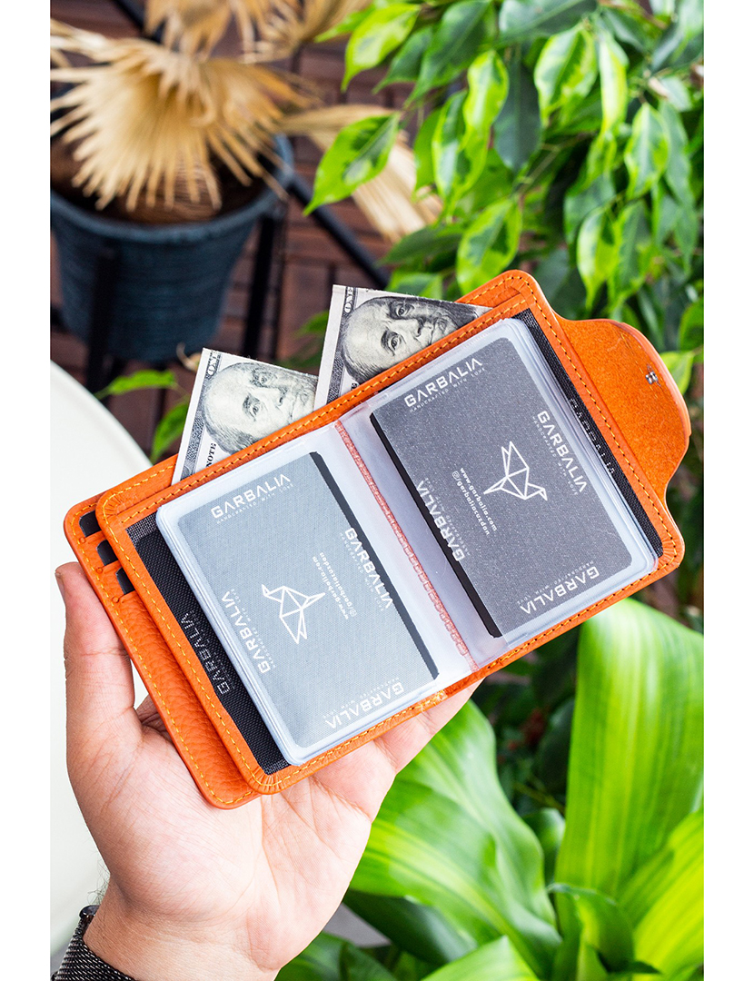 Porta-cartões Luzern Laranja