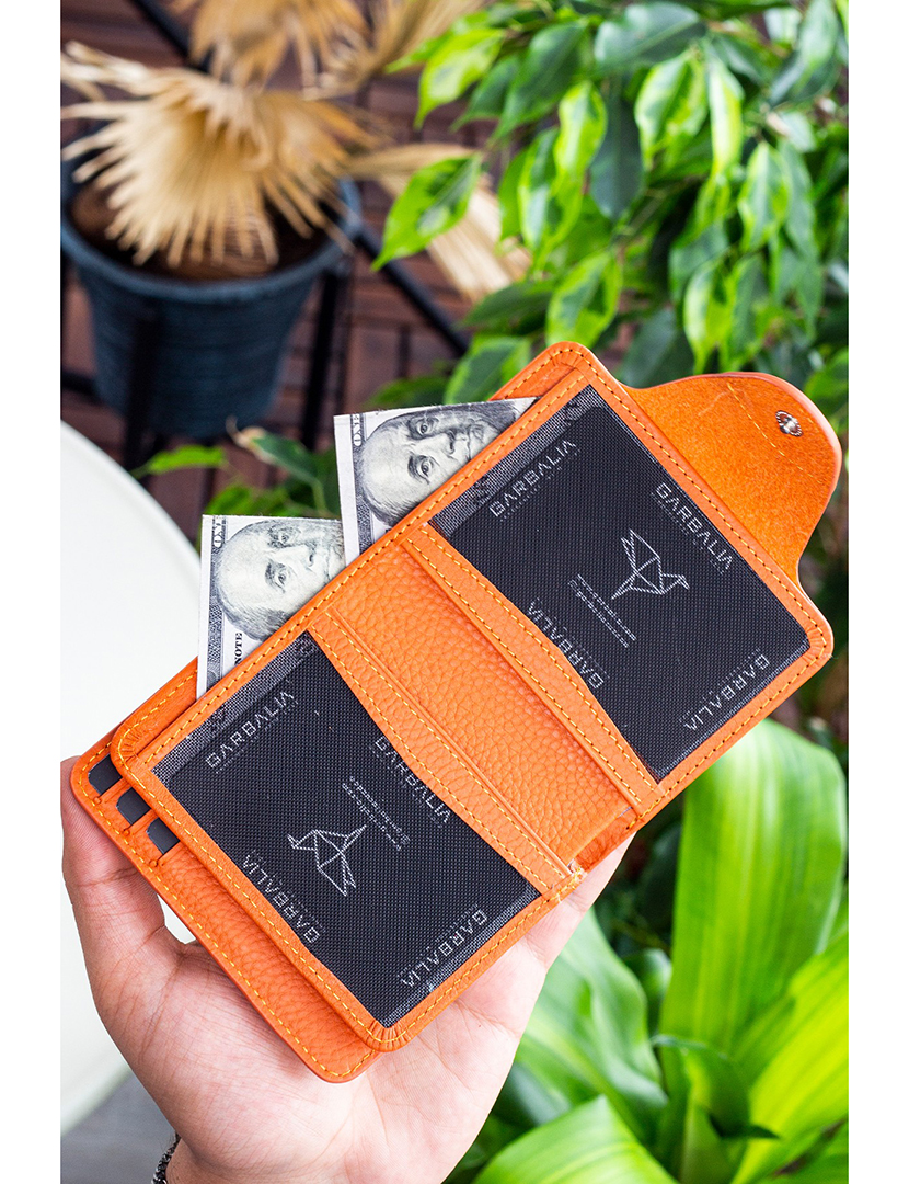 Porta-cartões Luzern Laranja