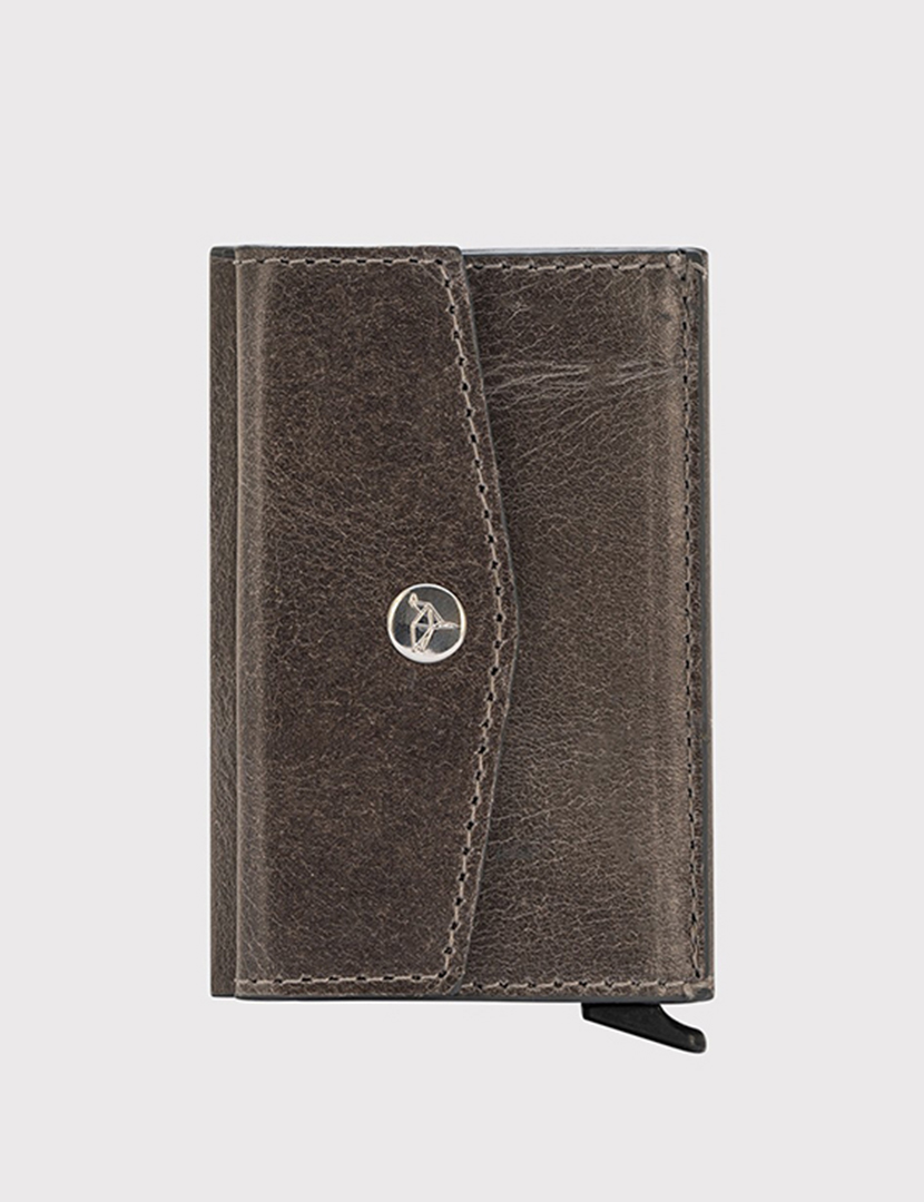 Porta-cartões Pera Castanho