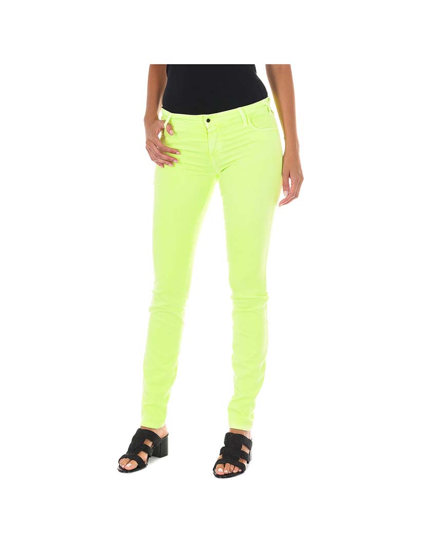 Calças Ganga Senhora Amarelo Florescente