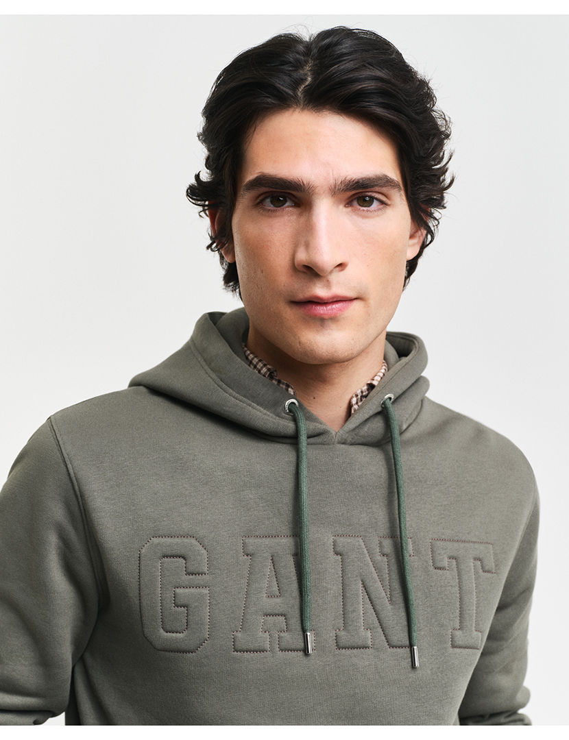 Sweatshirt Embossed Verde Escuro