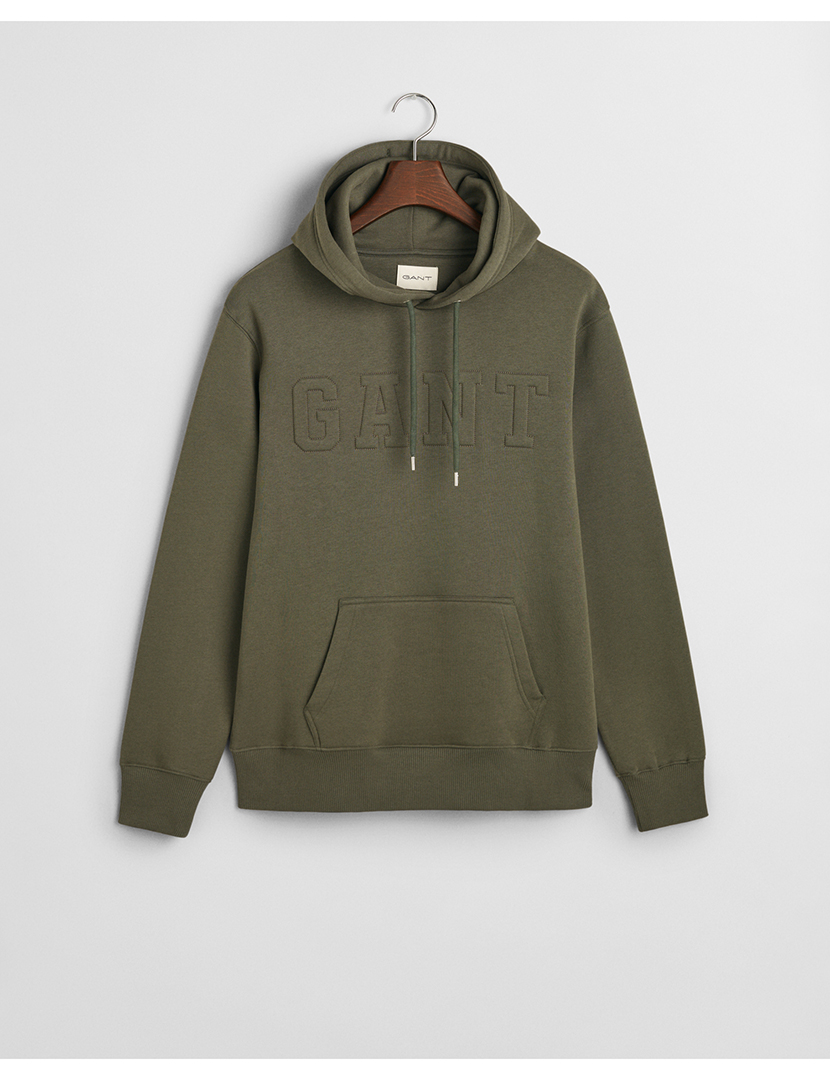 Sweatshirt Embossed Verde Escuro