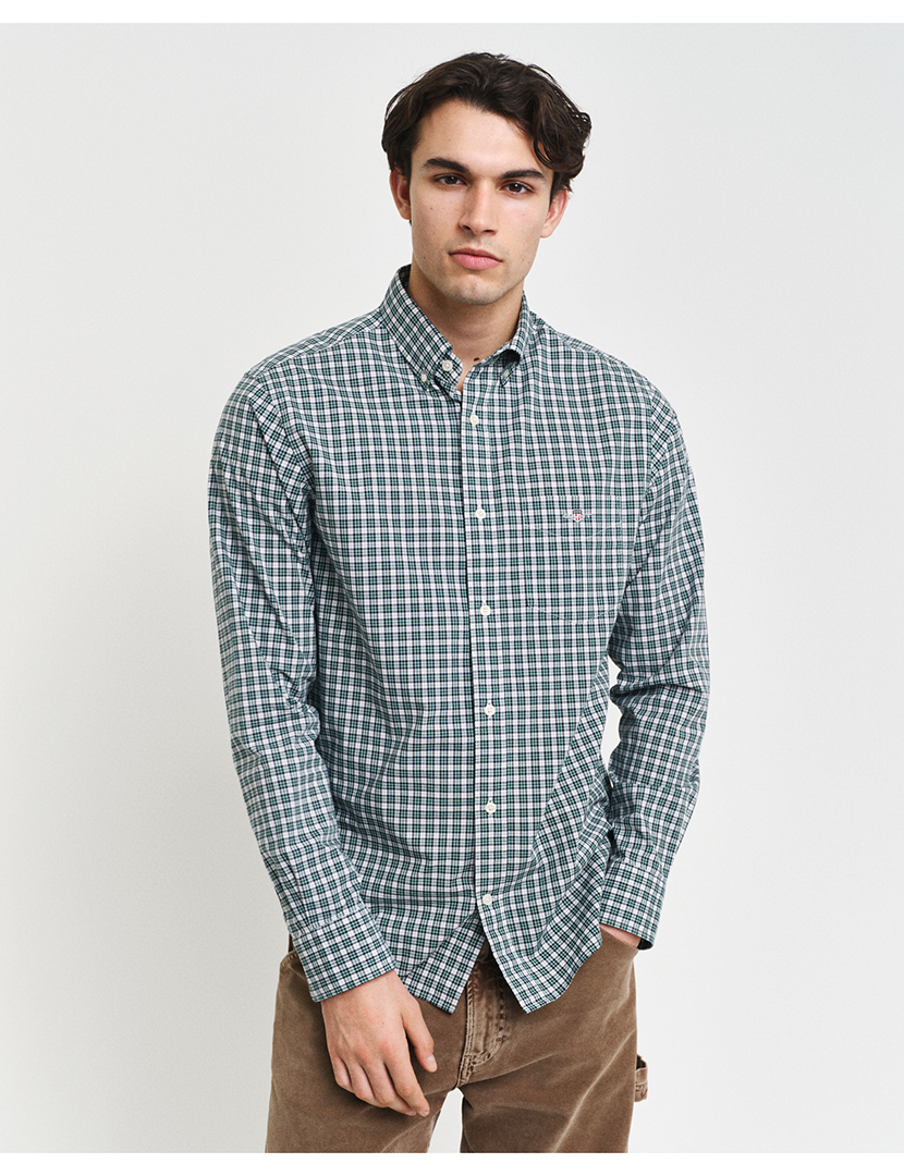 Camisa Xadrez Regular Fit Verde