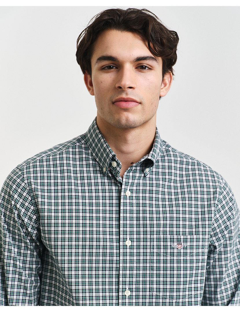 Camisa Xadrez Regular Fit Verde