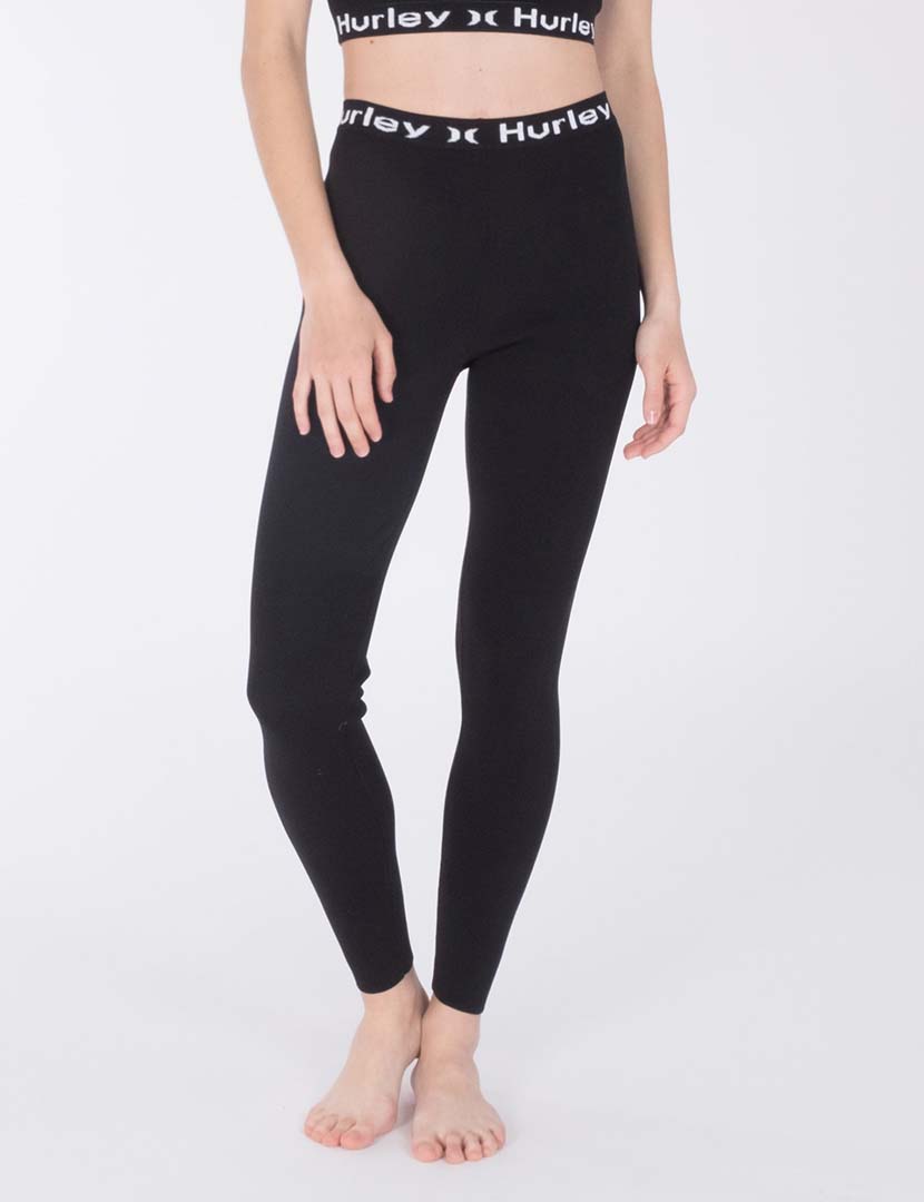 Leggings Senhora Oao Text Active Preto