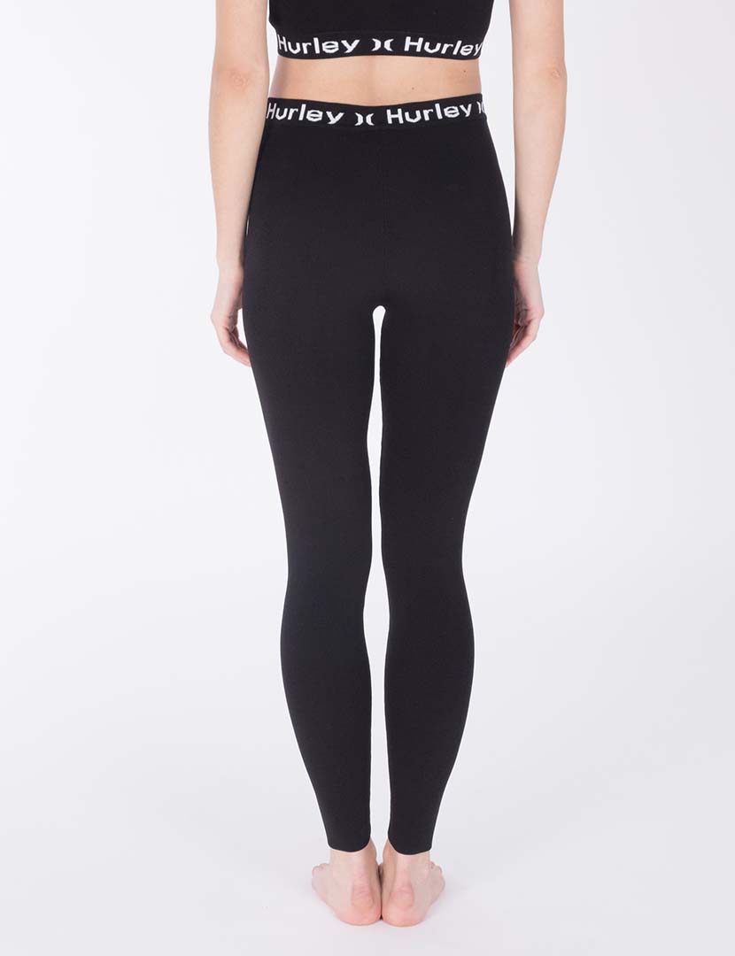 Leggings Senhora Oao Text Active Preto