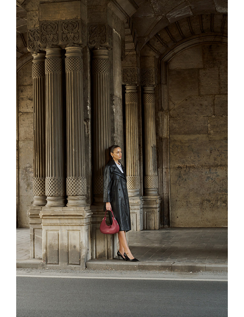 Mala Ombro Senhora Riviera Vermelho