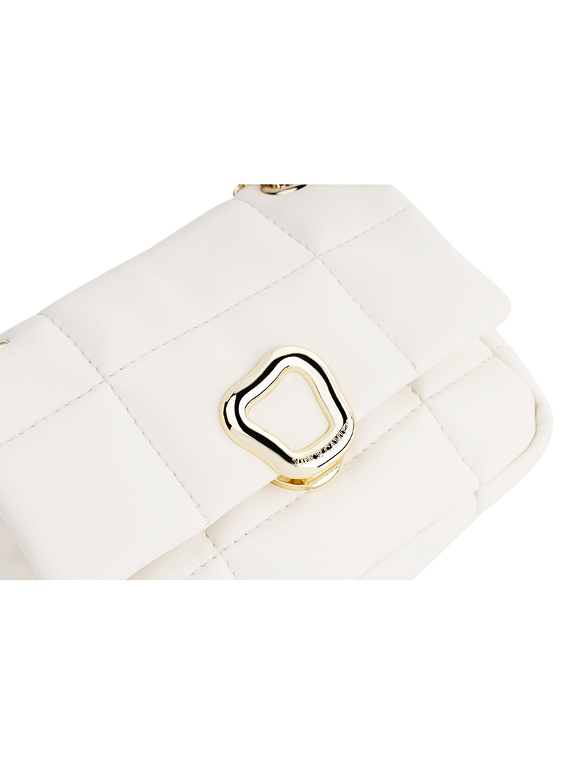 Mala Ombro Senhora Bologna Bege