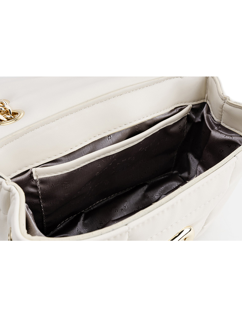 Mala Ombro Senhora Bologna Bege