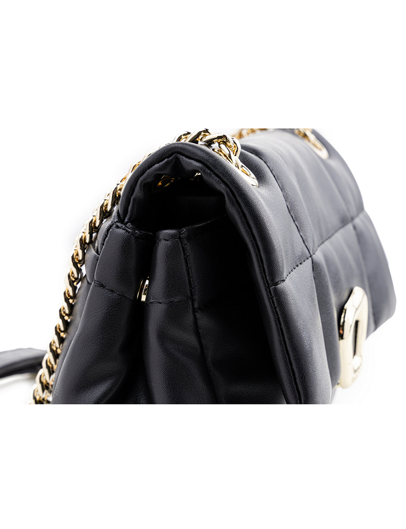 Mala Ombro Senhora Bologna Preto