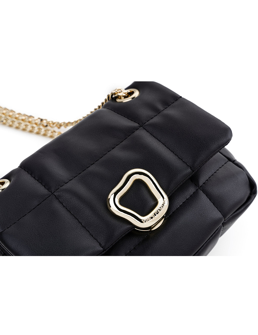 Mala Ombro Senhora Bologna Preto