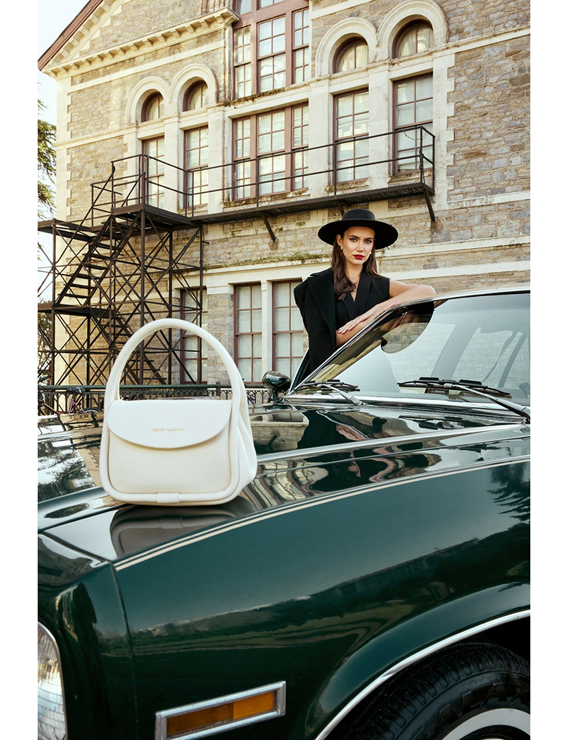 Mala de Mão Senhora Como Bege