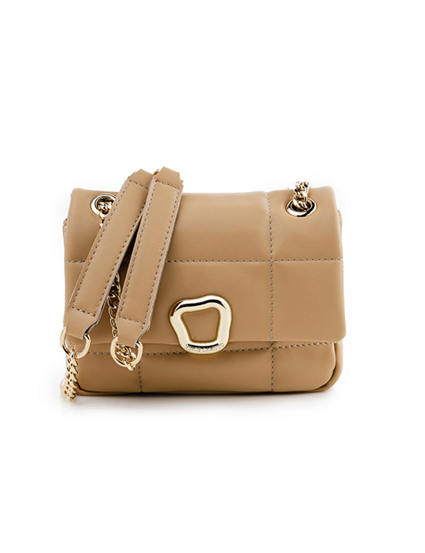 Mala Ombro Senhora Bologna Castanho