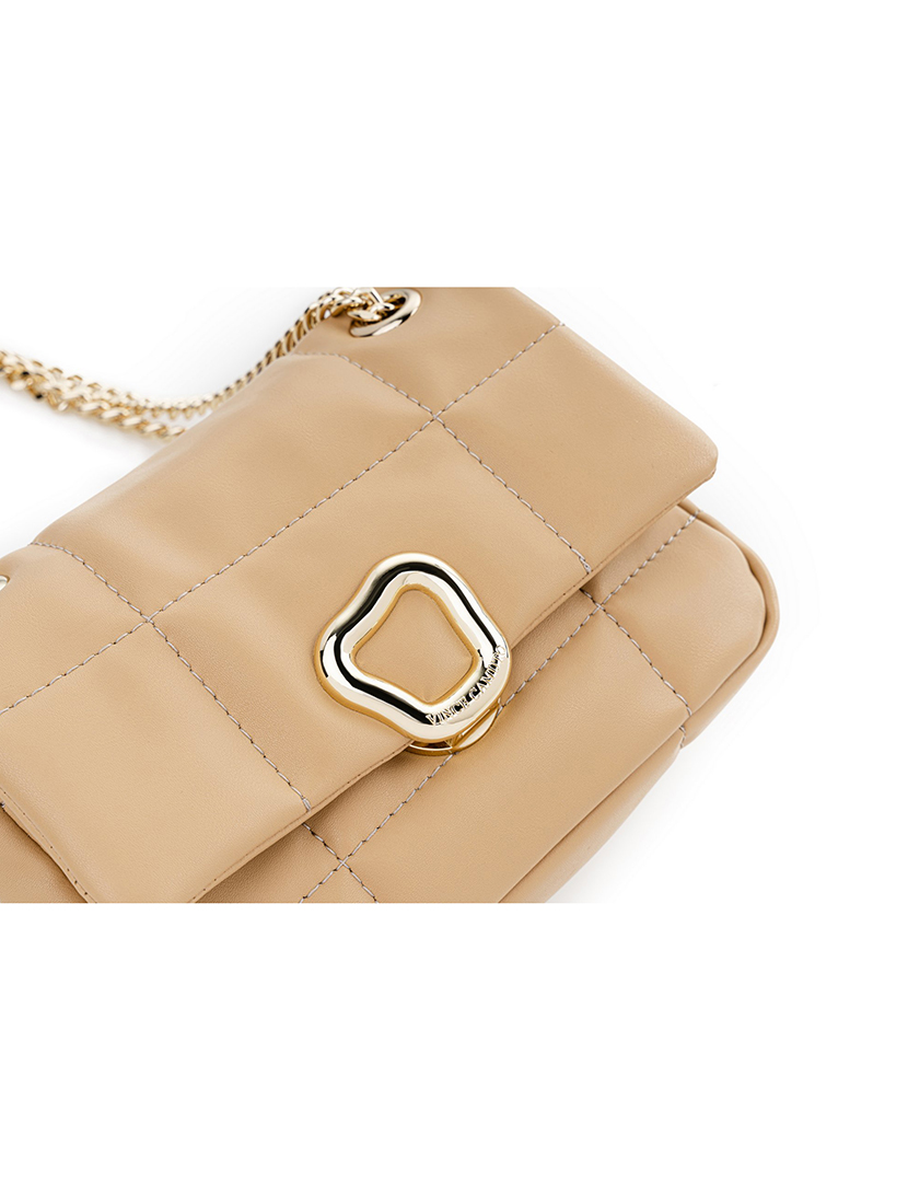 Mala Ombro Senhora Bologna Castanho