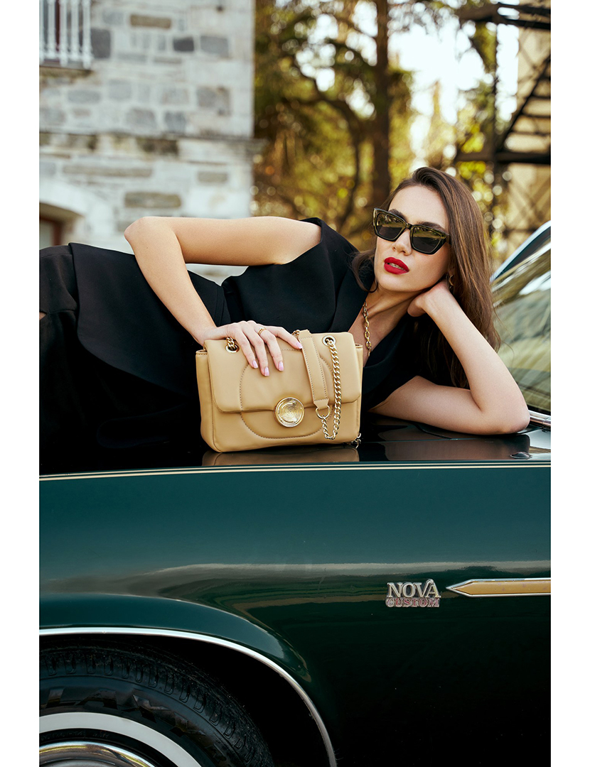 Mala Ombro Senhora Verona Castanho