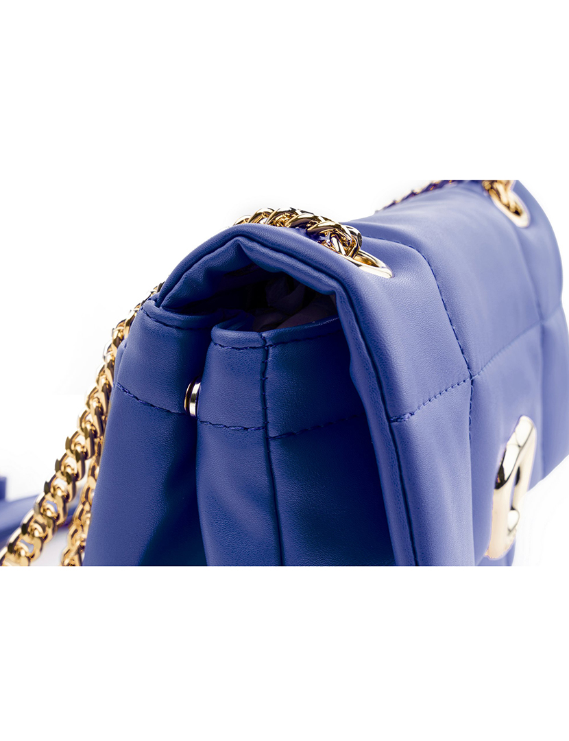 Mala Ombro Senhora Bologna Sax Azul