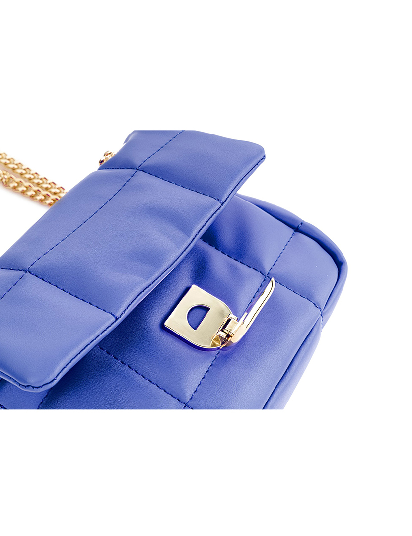 Mala Ombro Senhora Bologna Sax Azul